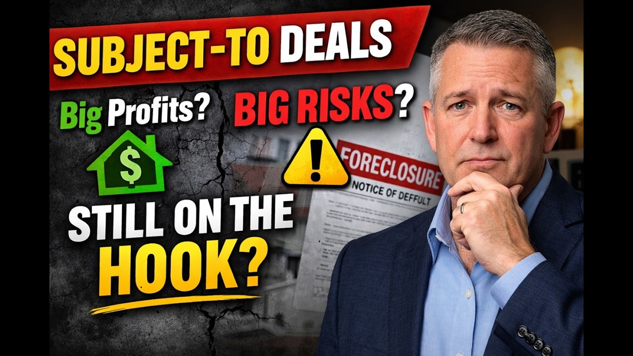 Sub-To Deals EXPOSED: The Hidden Risk Sellers Don’t See Coming