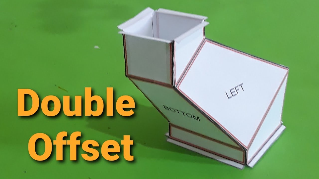 Ducting Double Offset Transition/Duct Layout