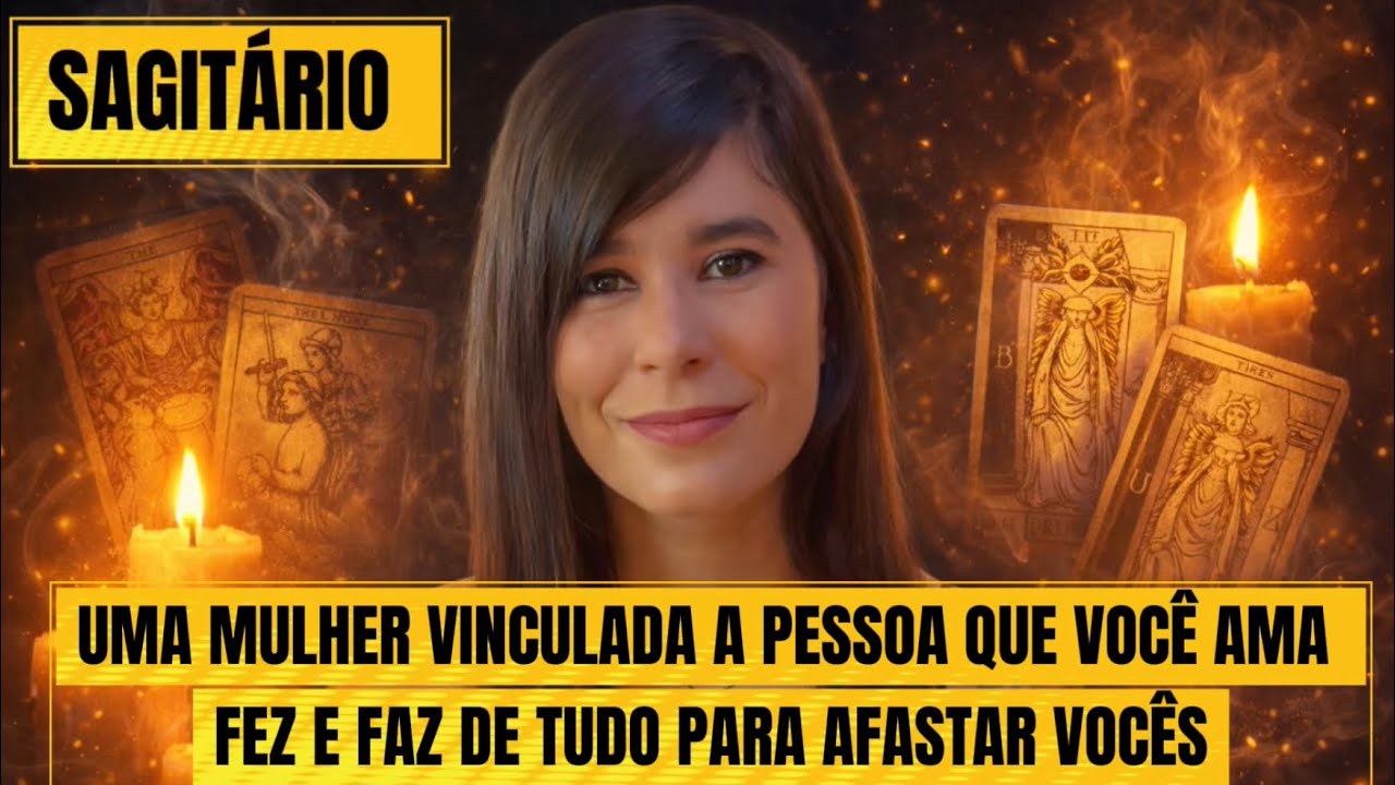 SAGITÁRIO ♐️ Uma mulher - ligada a alguém que tu amou - fez e faz de tudo para afastar vocês 🐍