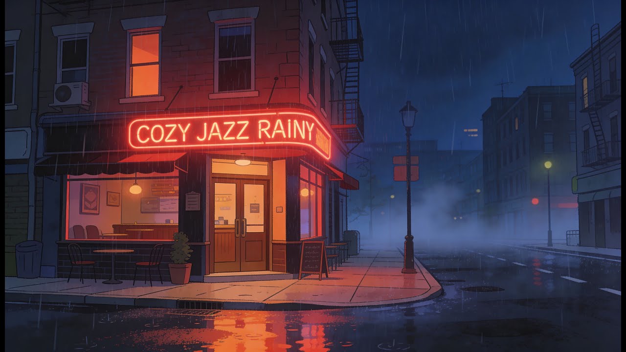 Smooth Jazz Дождливый вечер 🌧️ Уютная музыка для снятия стресса