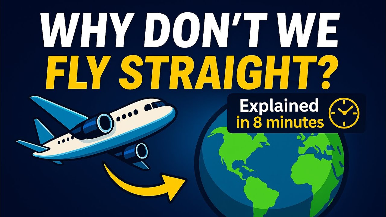 Why Planes Don&rsquo;t Fly Straight. The Real Reason Will Shock You.
