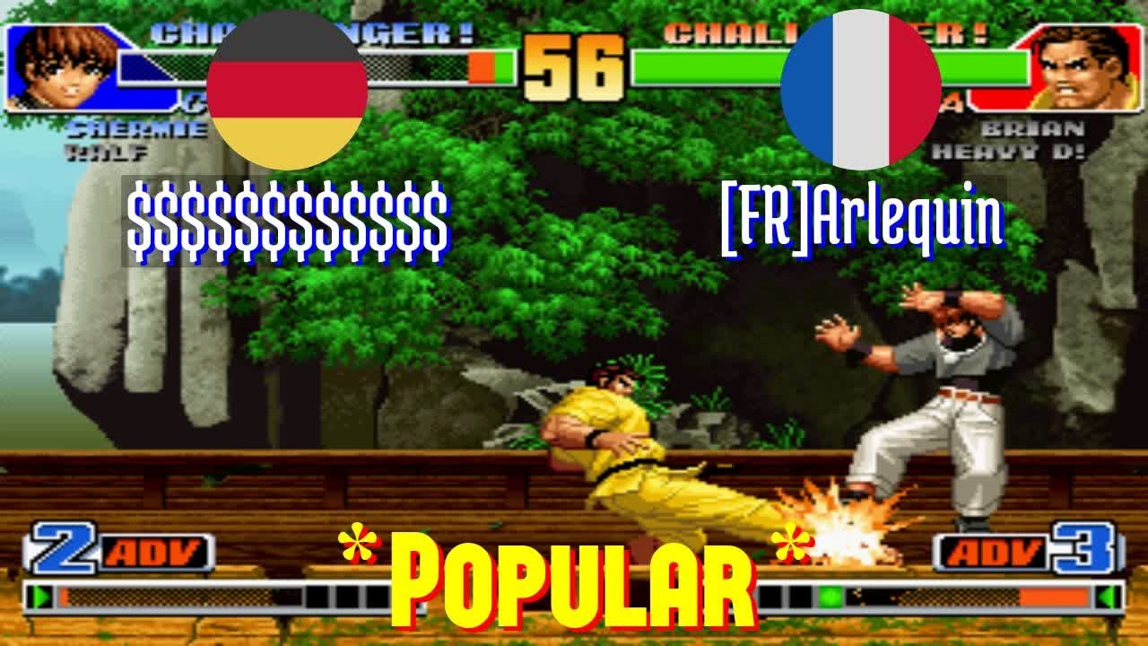 FT3 @kof98: $$$$$$$$$$$$ (DE) vs [FR]Arlequin (FR) [King of Fighters 98 Fightcade] Oct 16
