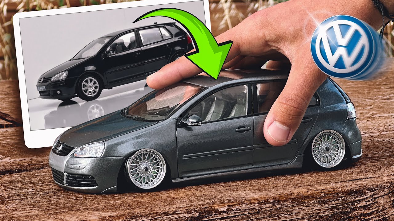 Clean Stanced Diecast VW Golf 5 | OEM+ Transformation 🔧