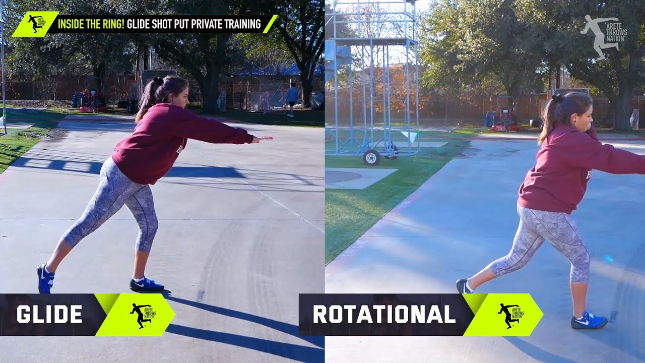 How To Switch from Glide to Rotational Shot Put in JUST 1 TRAINING
