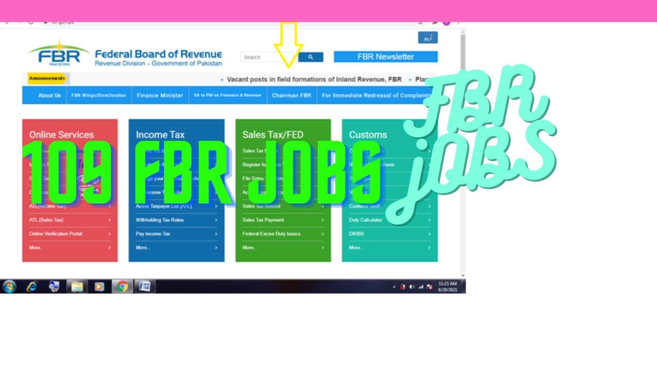 FBR Jobs 2021| How to apply in FBR |How to download FBR advertisement |FBR me apply karen | Bigideas