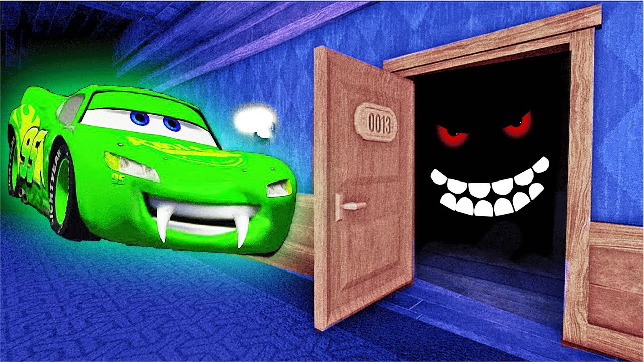 GHOST LIGHTNING MCQUEEN DOORS PORTAL vs PIXAR CARS - BeamNG Drive