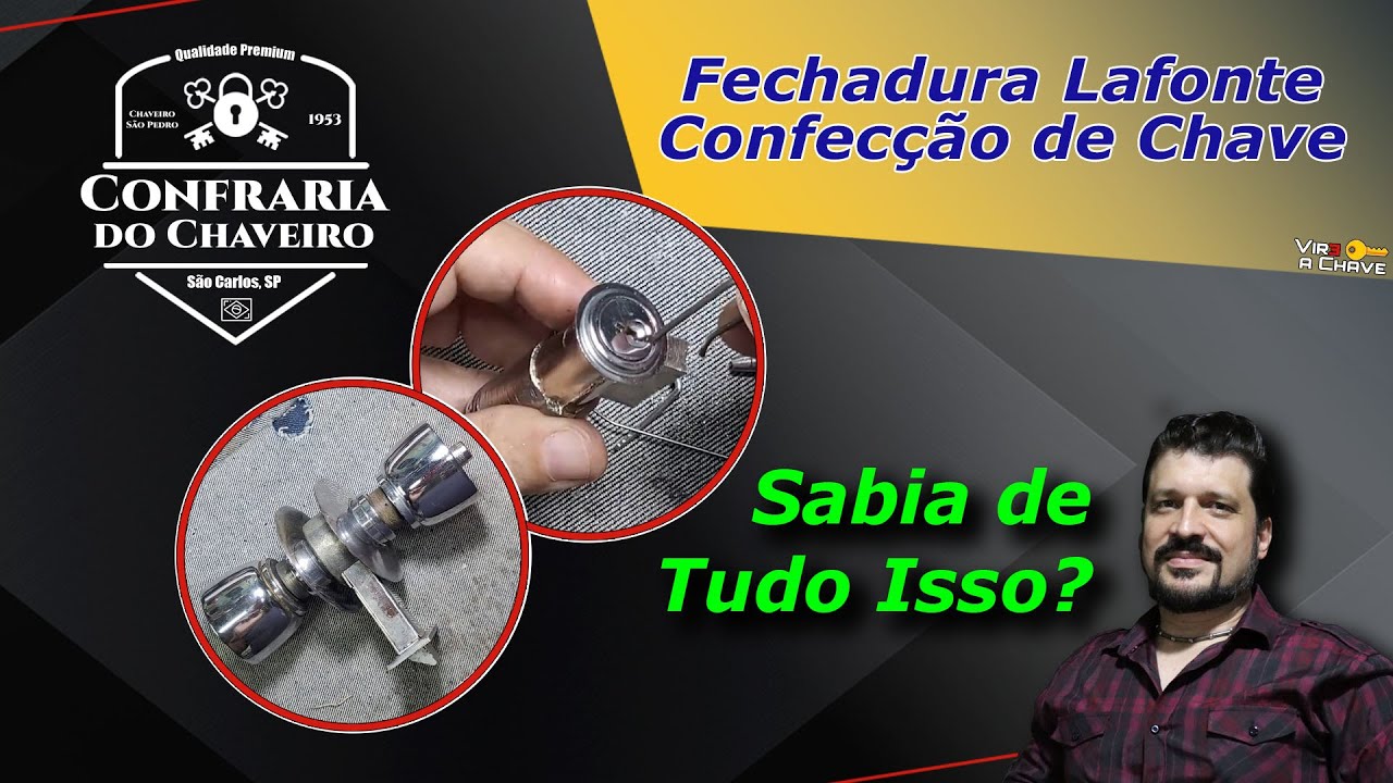 Fechadura Lafonte Tubular Antiga
