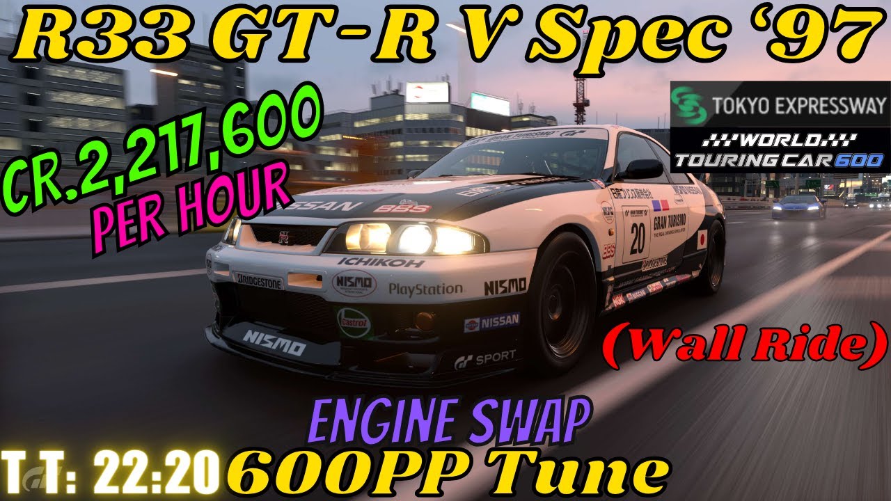 (Patched! NOT Working)GT7|Fast Money Method!|R33 GT-R ‘97| Broken 600pp Build!