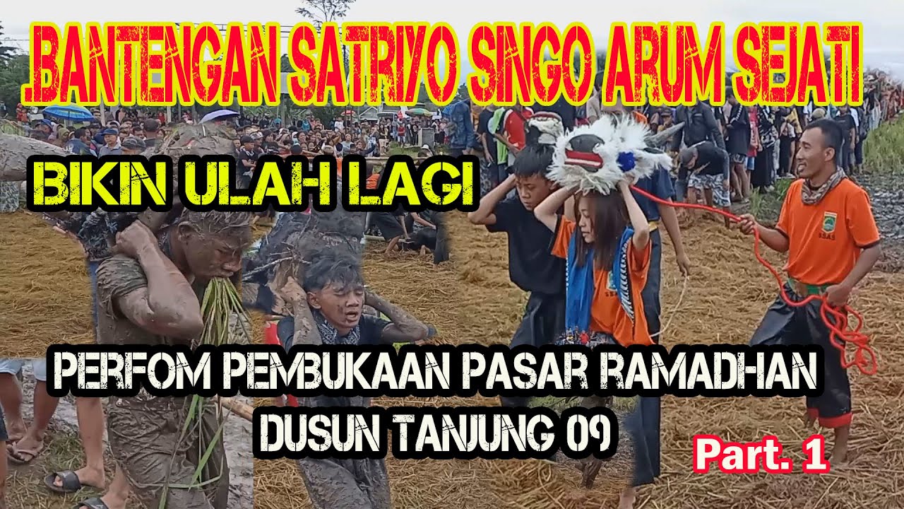 Bantengan Satriyo Singo Arum Sejati. Pagar di jebol lagi Dampak nya lihat sendiri. Part.1