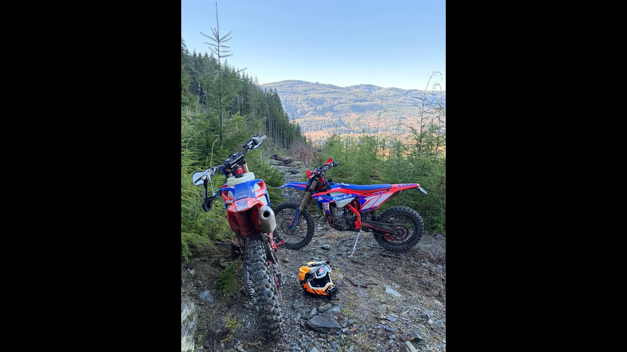 Sunny But Cold PNW Trail Ride — Beta Motorcycles on Winter Singletrack