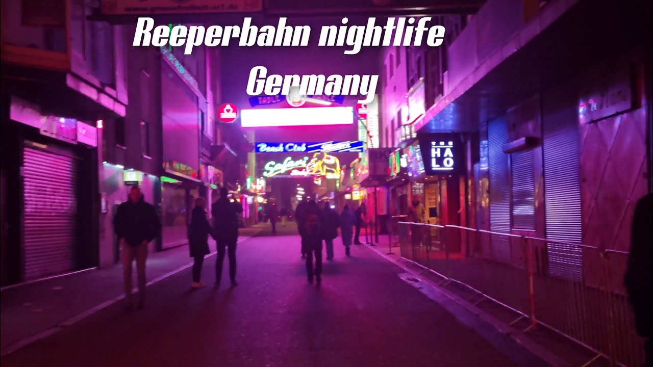 🇩🇪{8K-HDR}Reeperbahn  R3d Light District   Germany  nightlife 2021