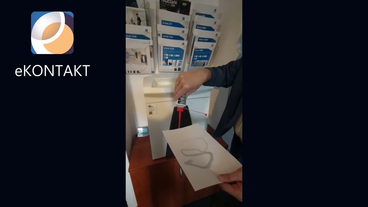 Niszczarki HSM i Wallner. Jak naloliwić noże niszczarki bez zabrudzenia? Instrukcja krok po kroku.