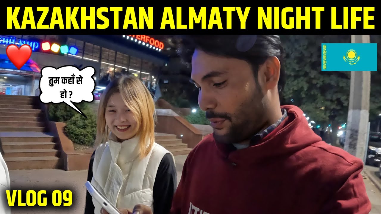 What Happens in Kazakhstan at Night? Nightlife & Green Market | Vlog 09