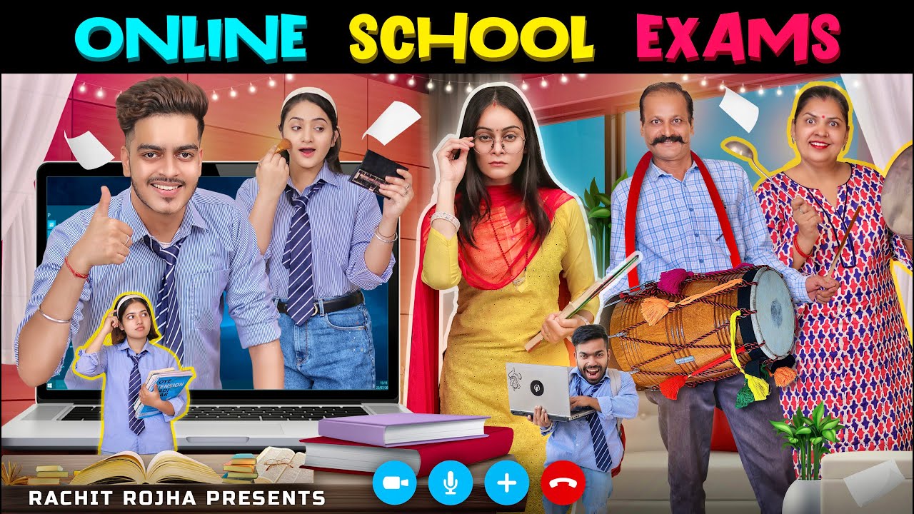 ONLINE SCHOOL EXAMS || Rachit Rojha