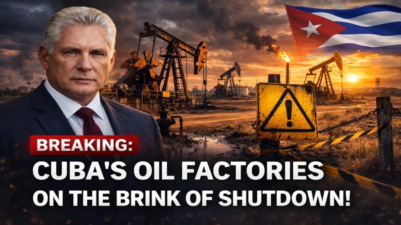 BREAKING: Cuba’s Oil Factories on the Brink of Shutdown – Deepening Energy Crisis Threatens Economy