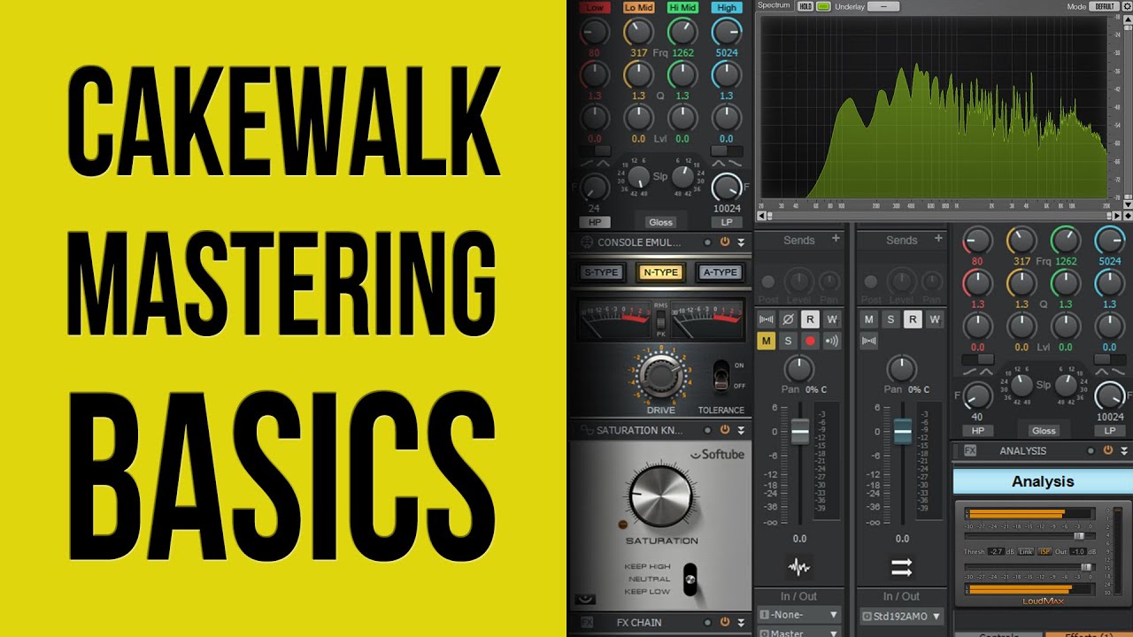 Cakewalk от Bandlab: Мастеринг для начинающих