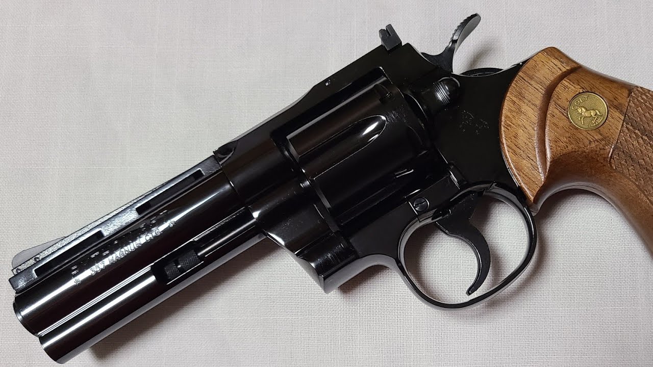 TANAKA WORKS Colt PYTHON 4in Steel Finish R-modelの紹介#エアガン#冴羽獠#タナカワークス#ペガサス#東京マルイ#COLTパイソン