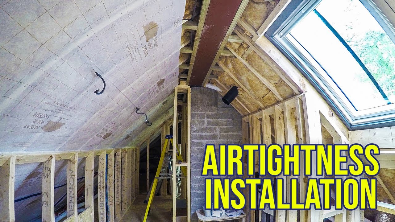 Airtightness membrane installation [Pro Insulation | Dublin]