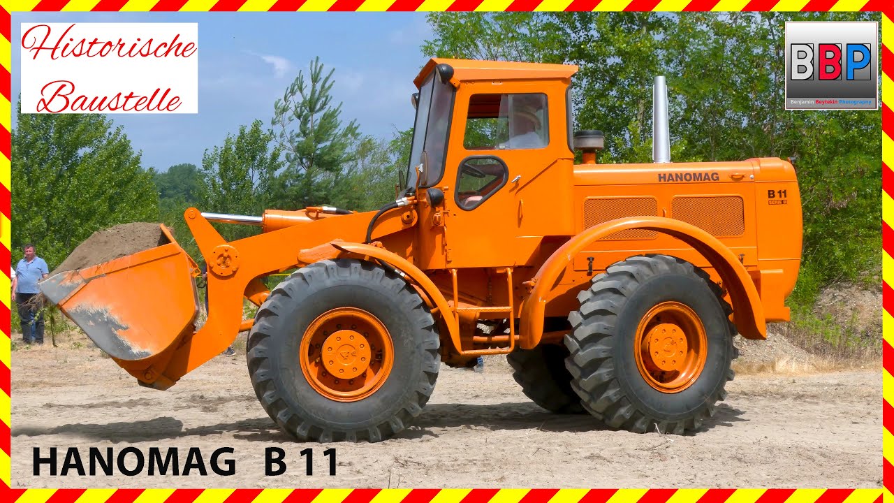Hanomag B 11 - Historische Baustelle Huttenheim, 02.07.2023. #1
