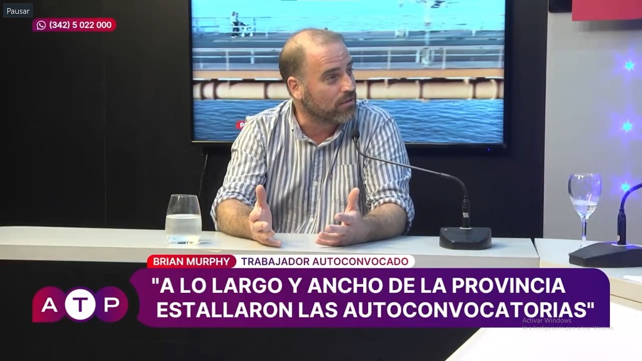Entrevista a Brian Murphy en ATP Santa Fe: La lucha de las asambleas autoconvocadas