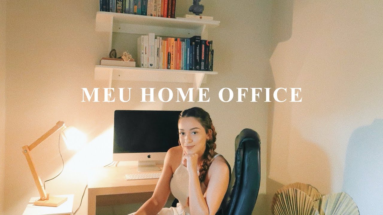 Tour pelo meu home office.