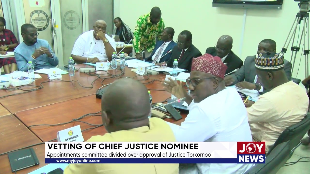 Vetting of Chief Justice Nominee: Appointments Committee divided over approval of Justice Torkornoo