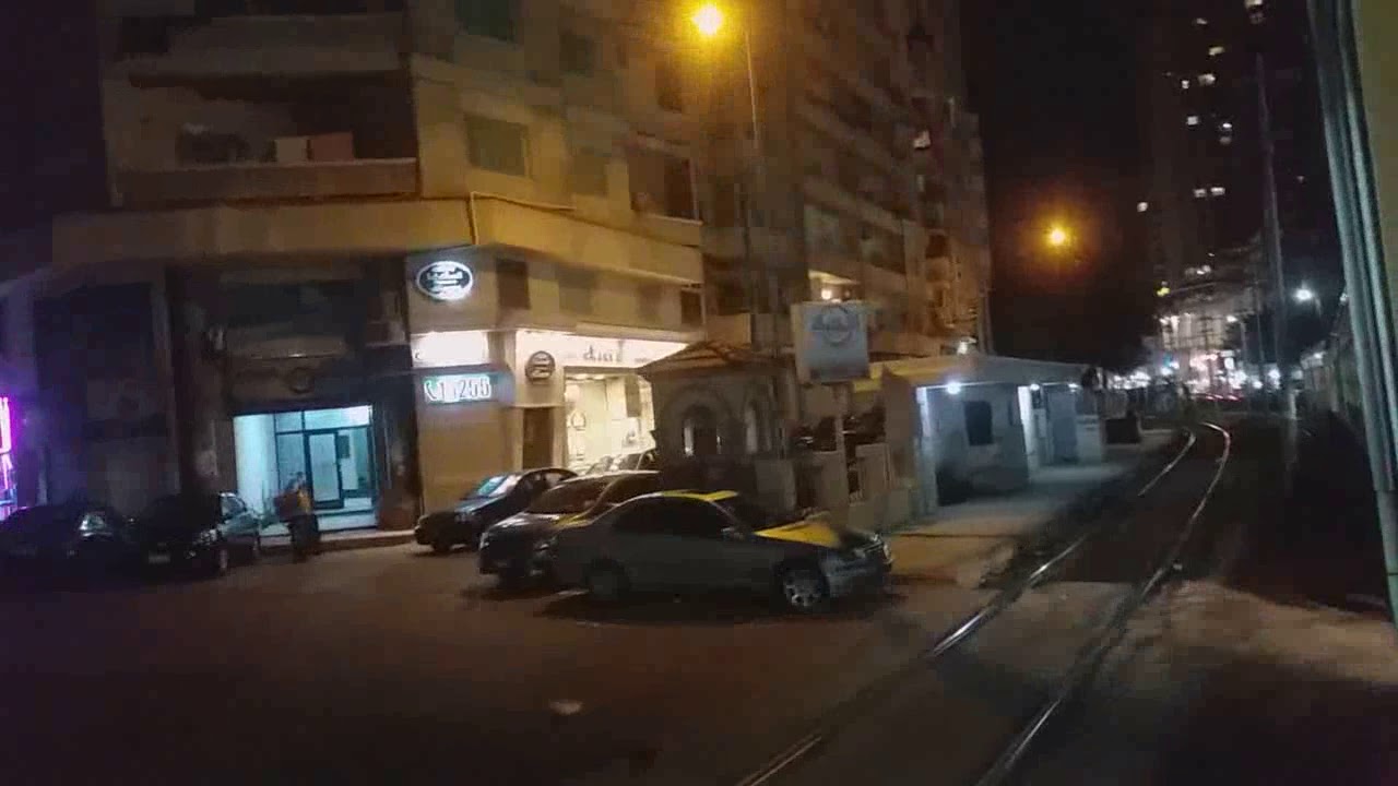 جولة في ترام اسكندرية رقم 1 (باكوس)
