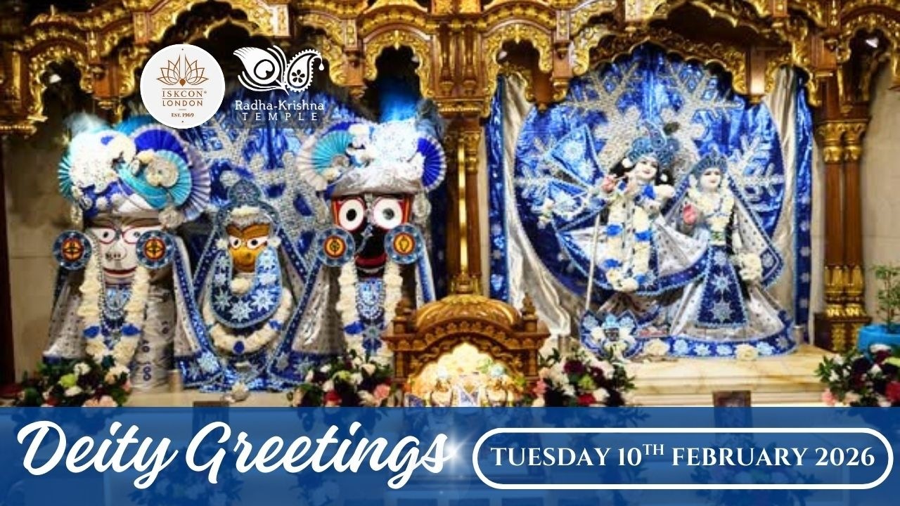 Deity Greetings | Guru Puja | SB 2.6.35 Class by HG Jhulan Lila Devi Dasi - 10.02.2026