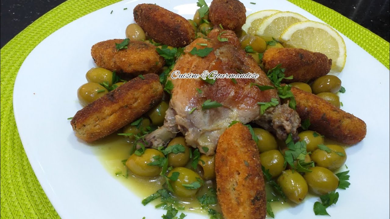 هذه سجلوها لرمضان 📋طاجين زيتون محمر و مجمر بأصابع الدجاج كروكات بلجبن قمة في البنة