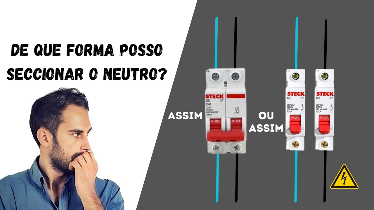 Descubra! Posso ou não passar o neutro pelo disjuntor?