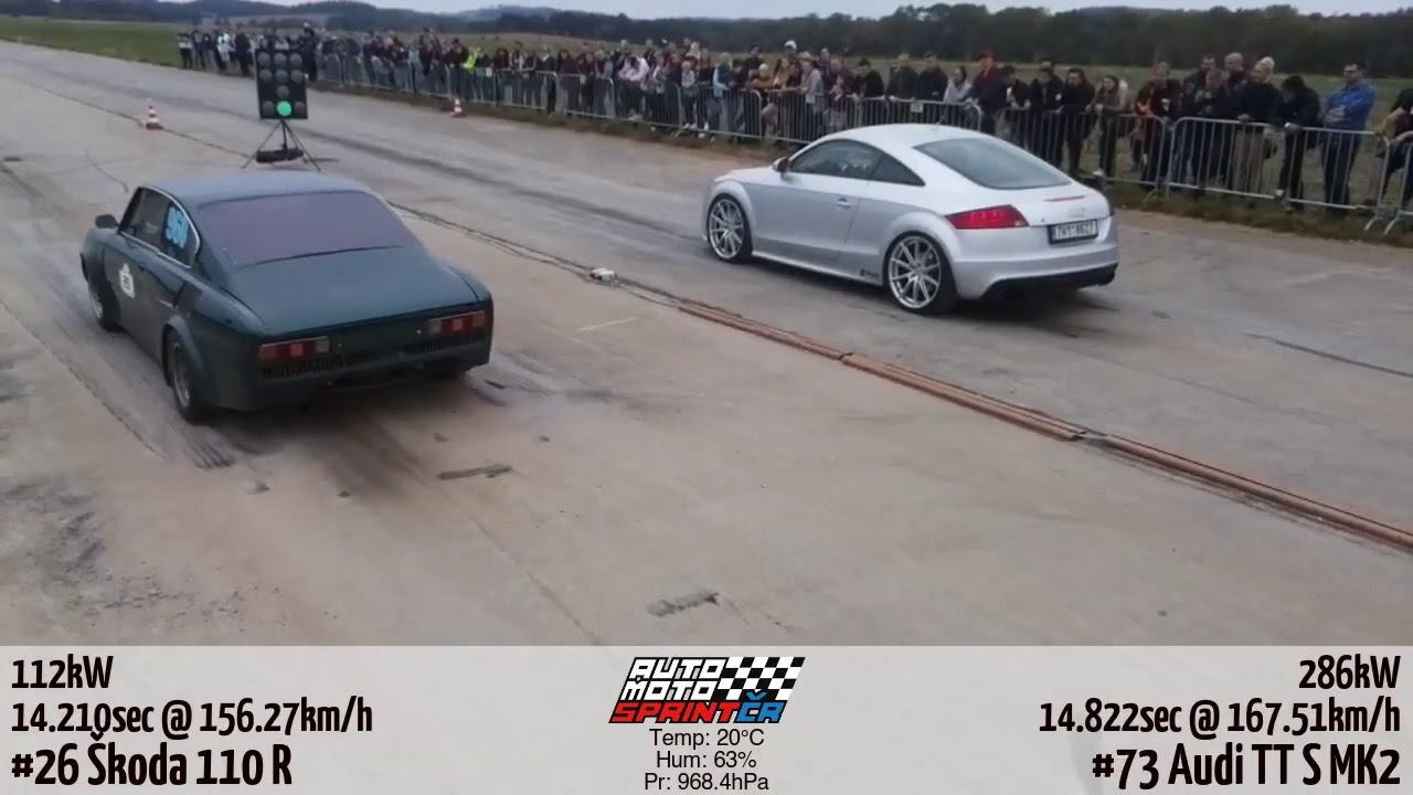 #26 Škoda 110 R, 112 kW - Byebye party Tchořovice , 03.10.2020