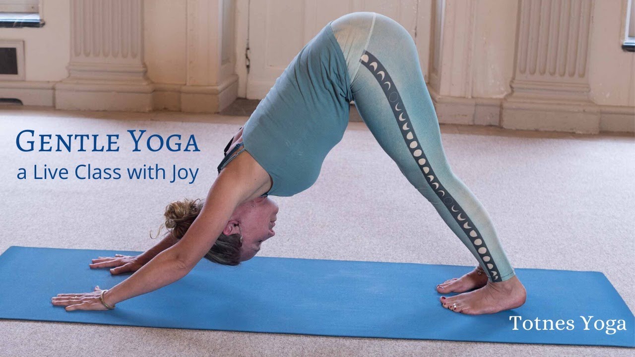 Gentle Yoga with Joy | My First Live stream Yoga Class | Live stream yoga fail :)