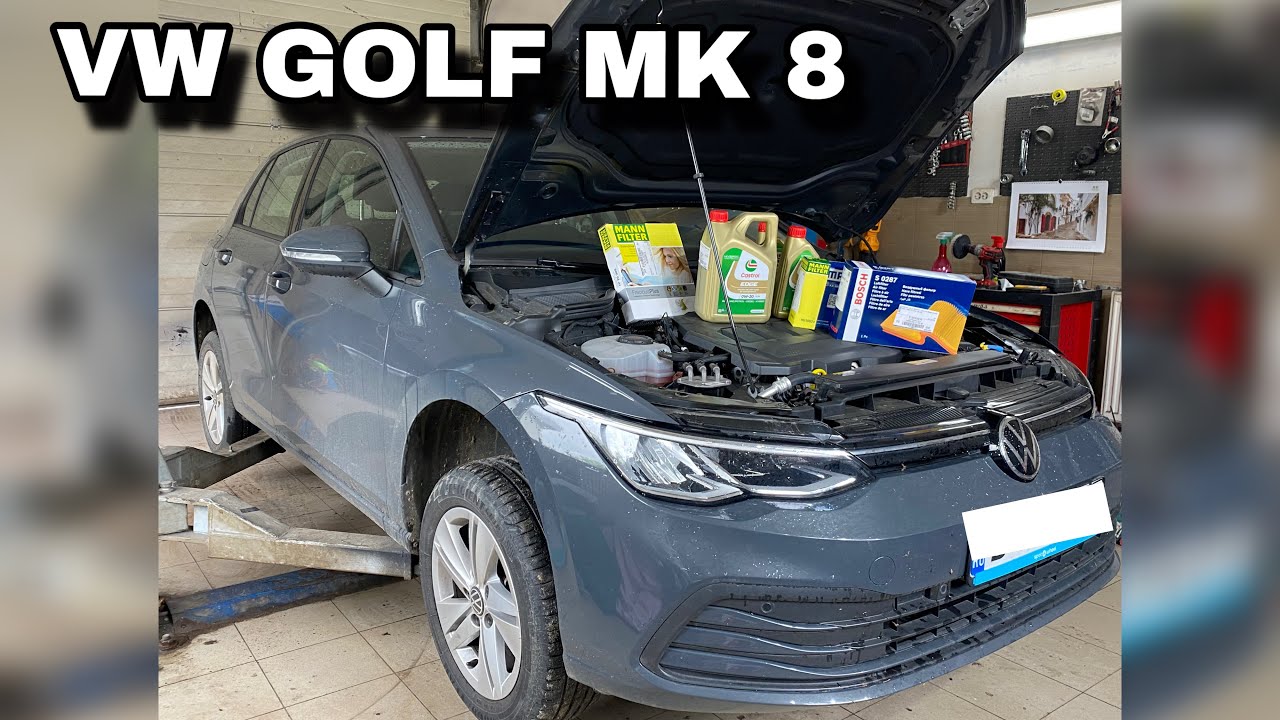 VW Golf MK8 2.0 TDI | Oil + Filters Replacement