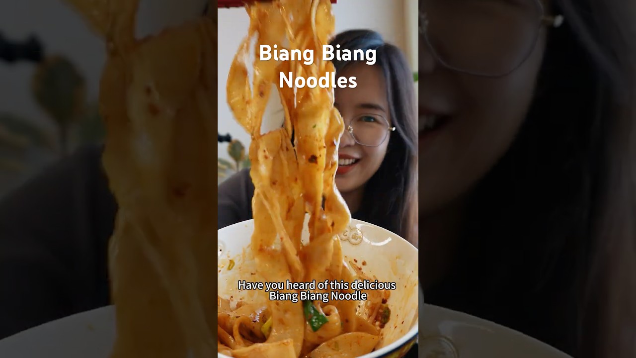Biang Biang Noodles - Fun and Delicious!! #noodles #cooking #shorts