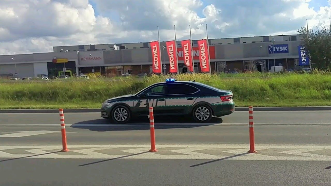 [Horn] Żandarmeria Wojskowa alarmowo przez Kielce podczas MSPO 2025