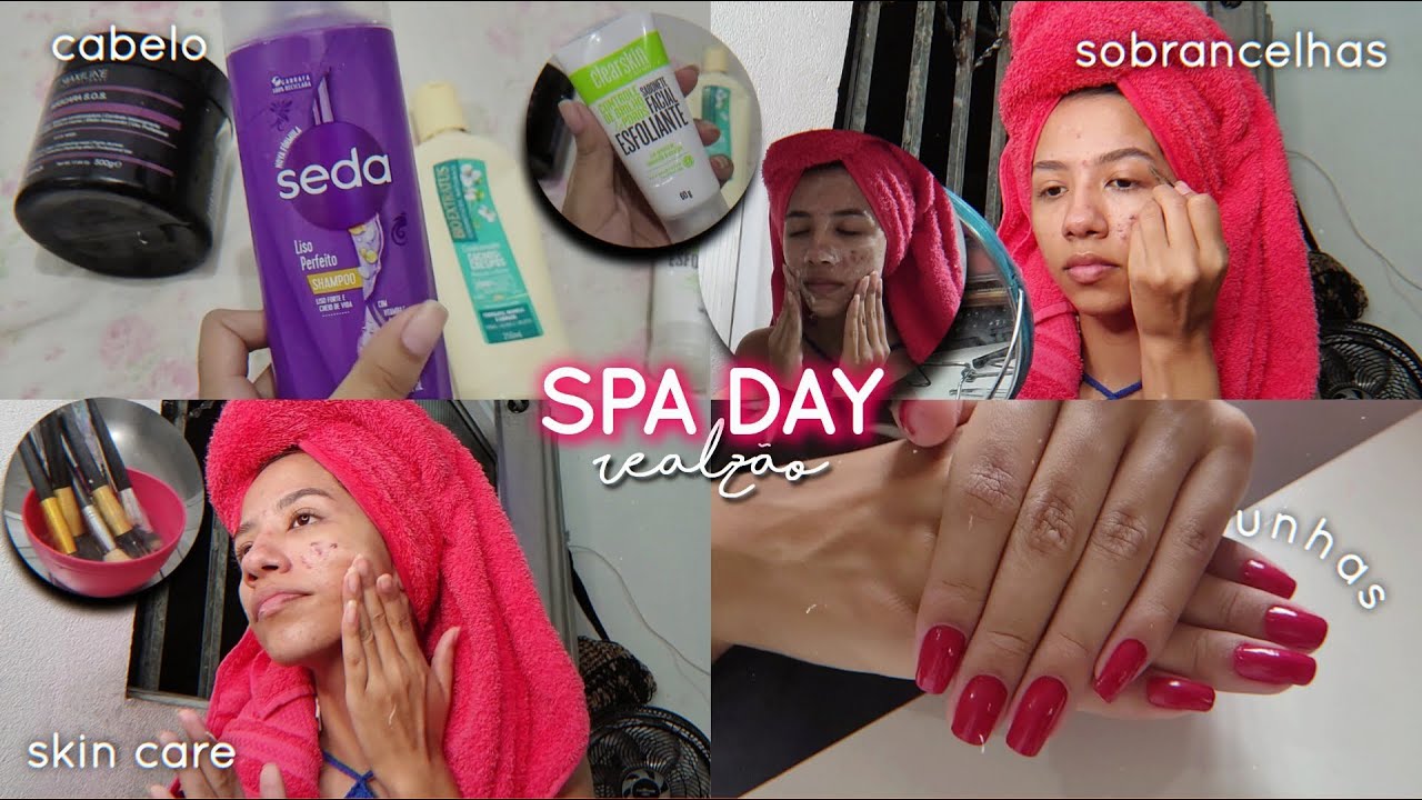 SPA DAY CASEIRO *muito* SIMPLES  ✨️🎀🧸 | DAYANE LISBOA