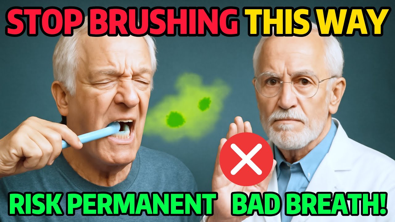 Stop brushing your teeth like this! If you continue, you might have bad breath for your whole life!