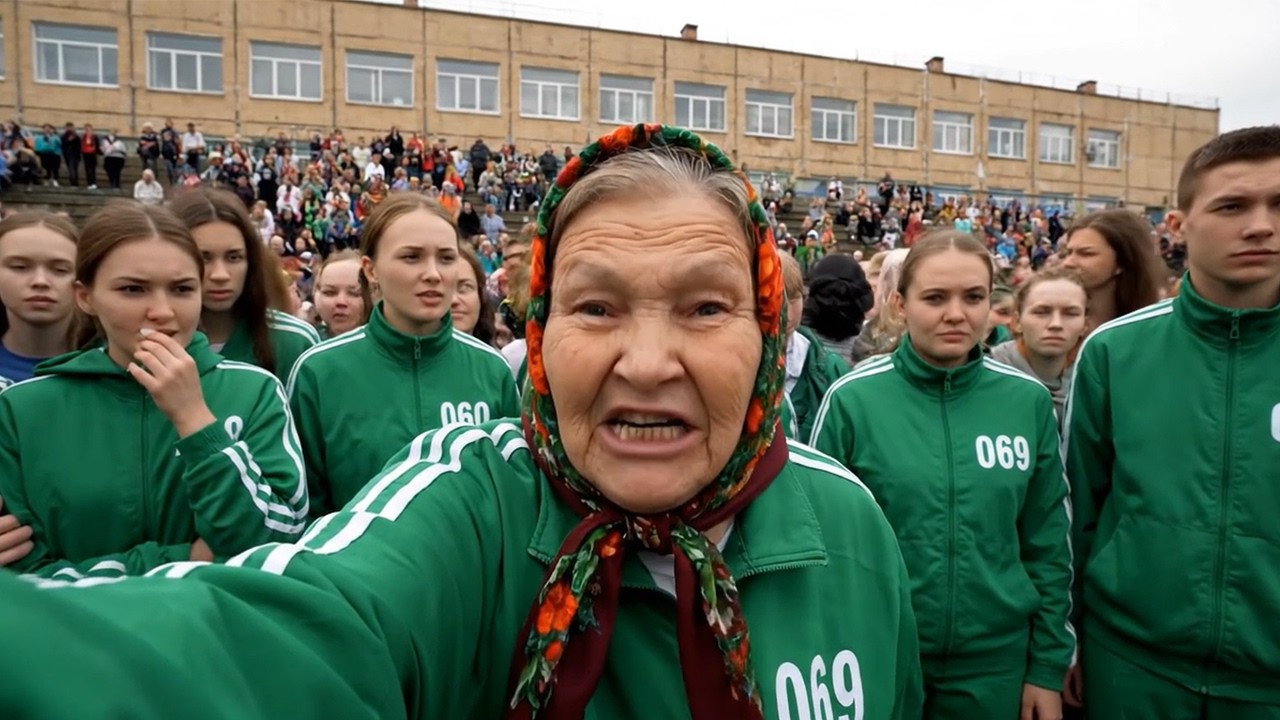 Squid Game in Russia: Grandma (babushka) 069