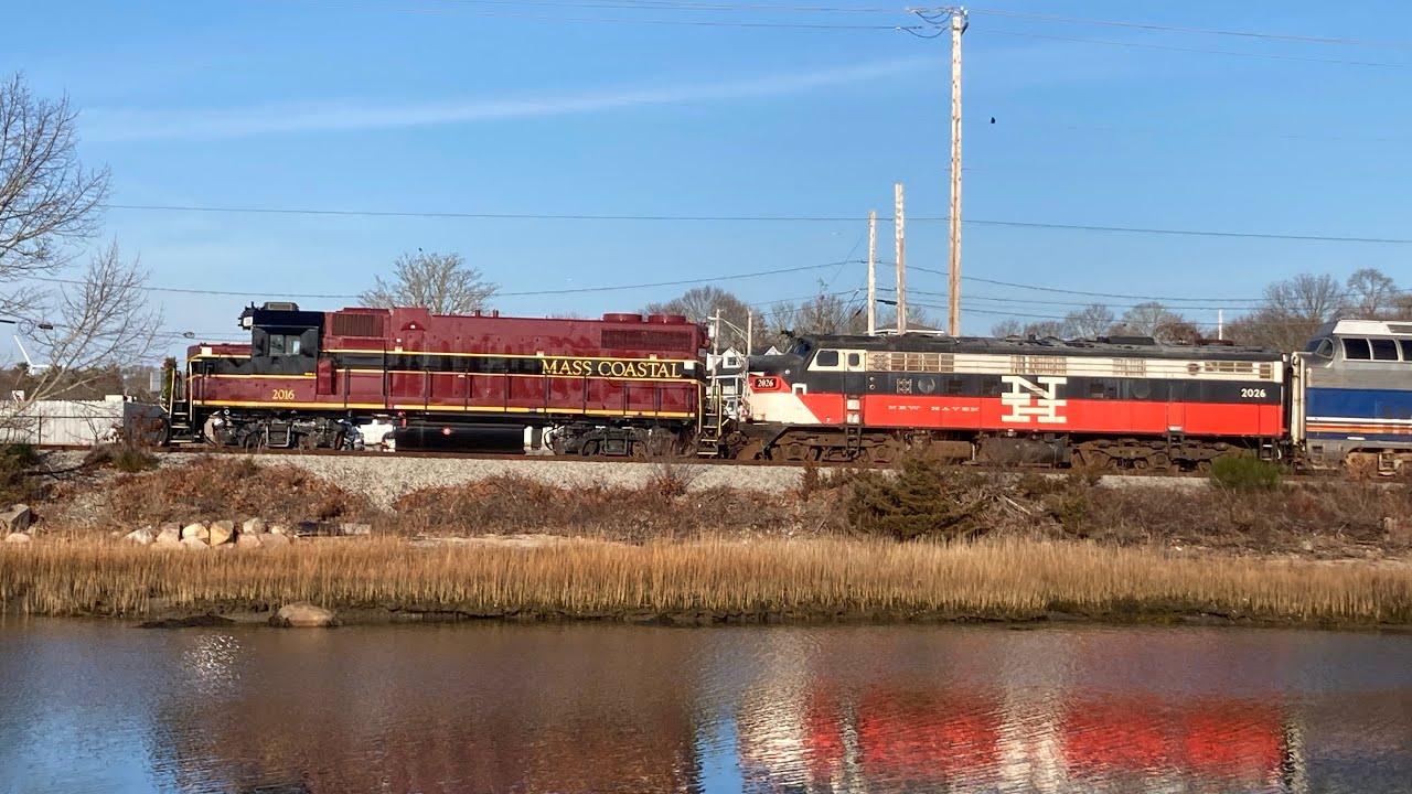 Cape Cod “Polar Express” Trains around Wareham Village!