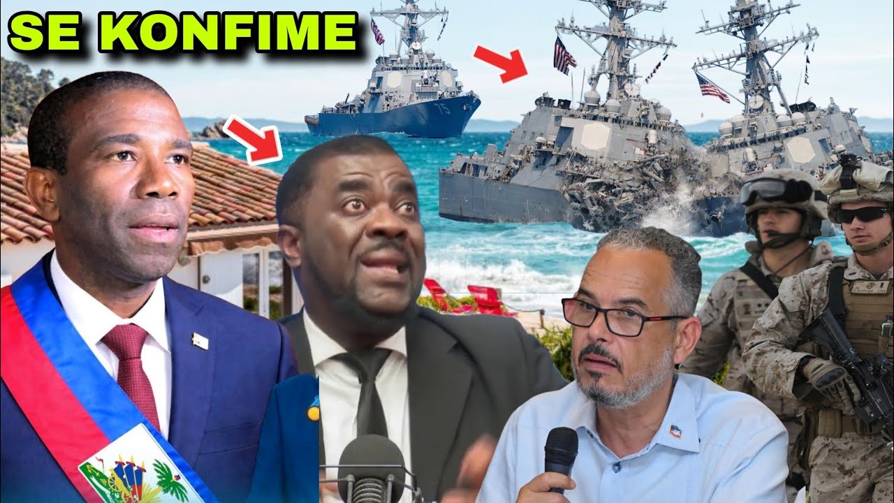 14 Fev Woy 2 bato kite devan Kay Guy Philippe yo fè kolizyon Marc Arthur souke peyi a