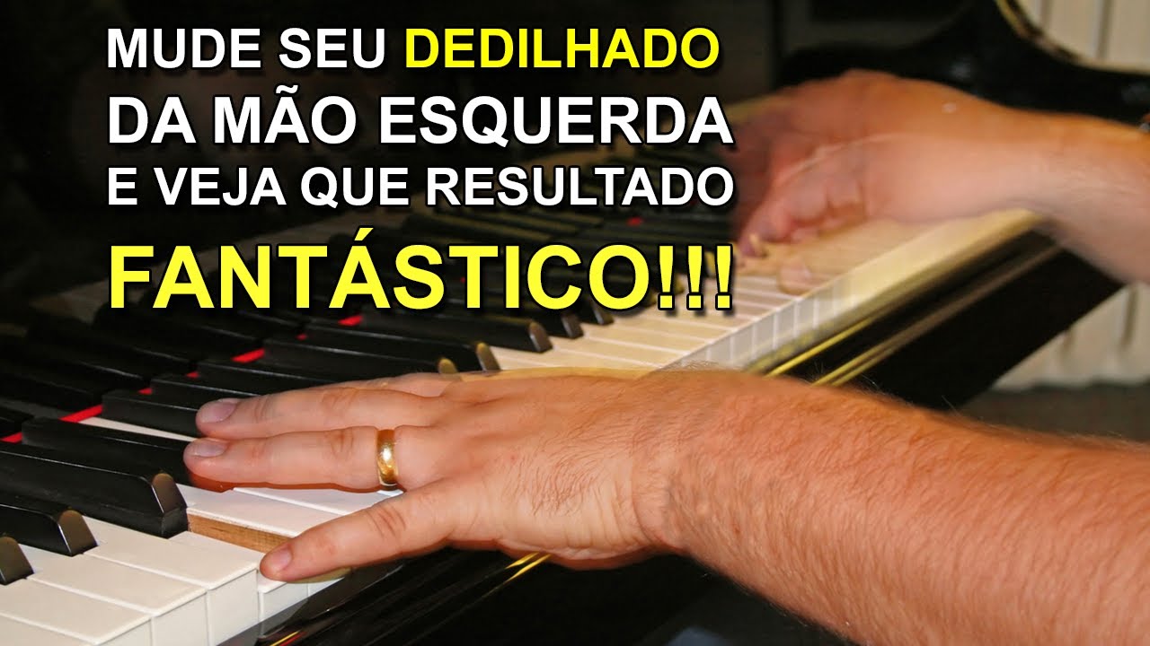 Mude Só o DEDILHADO da Mão Esquerda e Veja que Resultado IMPRESSIONANTE ( Aula de Teclado )