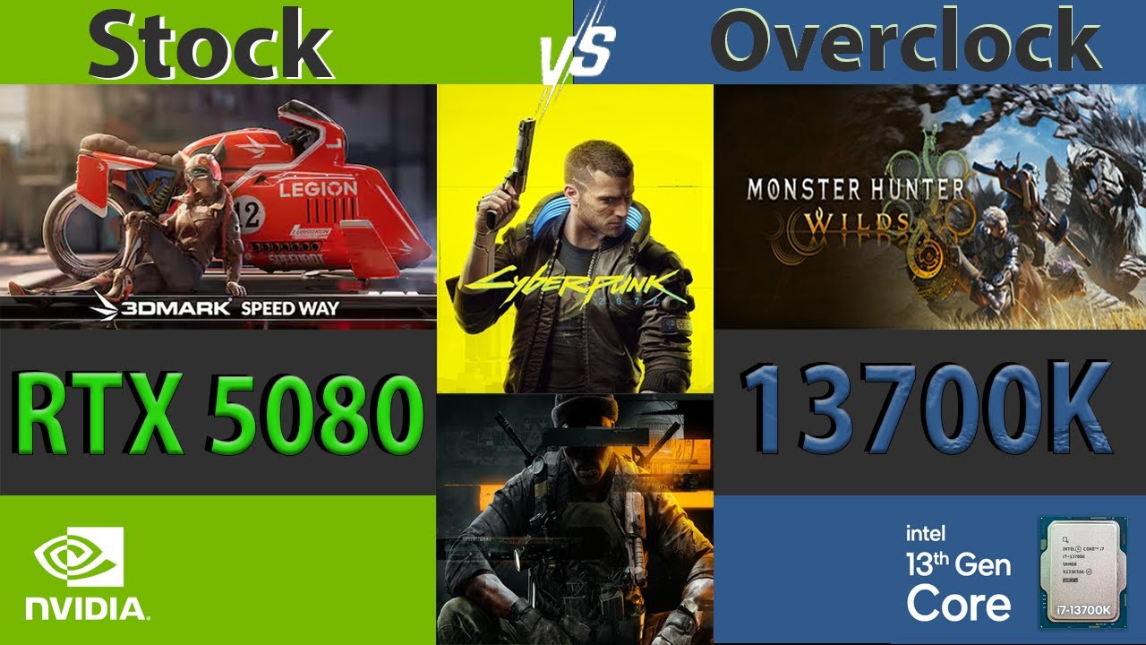 RTX 5080 Stock vs Overclock Benchmark | 13700K | 1440p