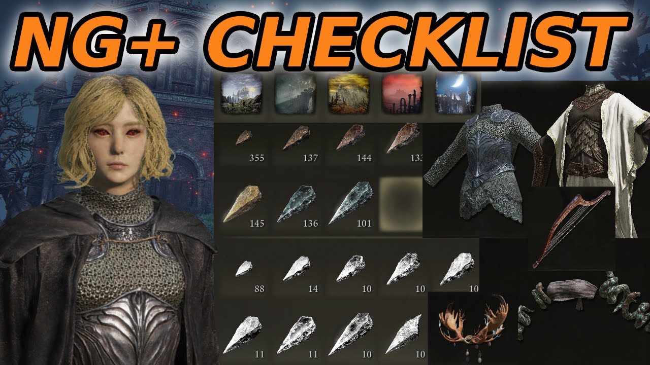 NG+ Checklist - Things to do before NG - Preparing for NG+ - Elden Ring
