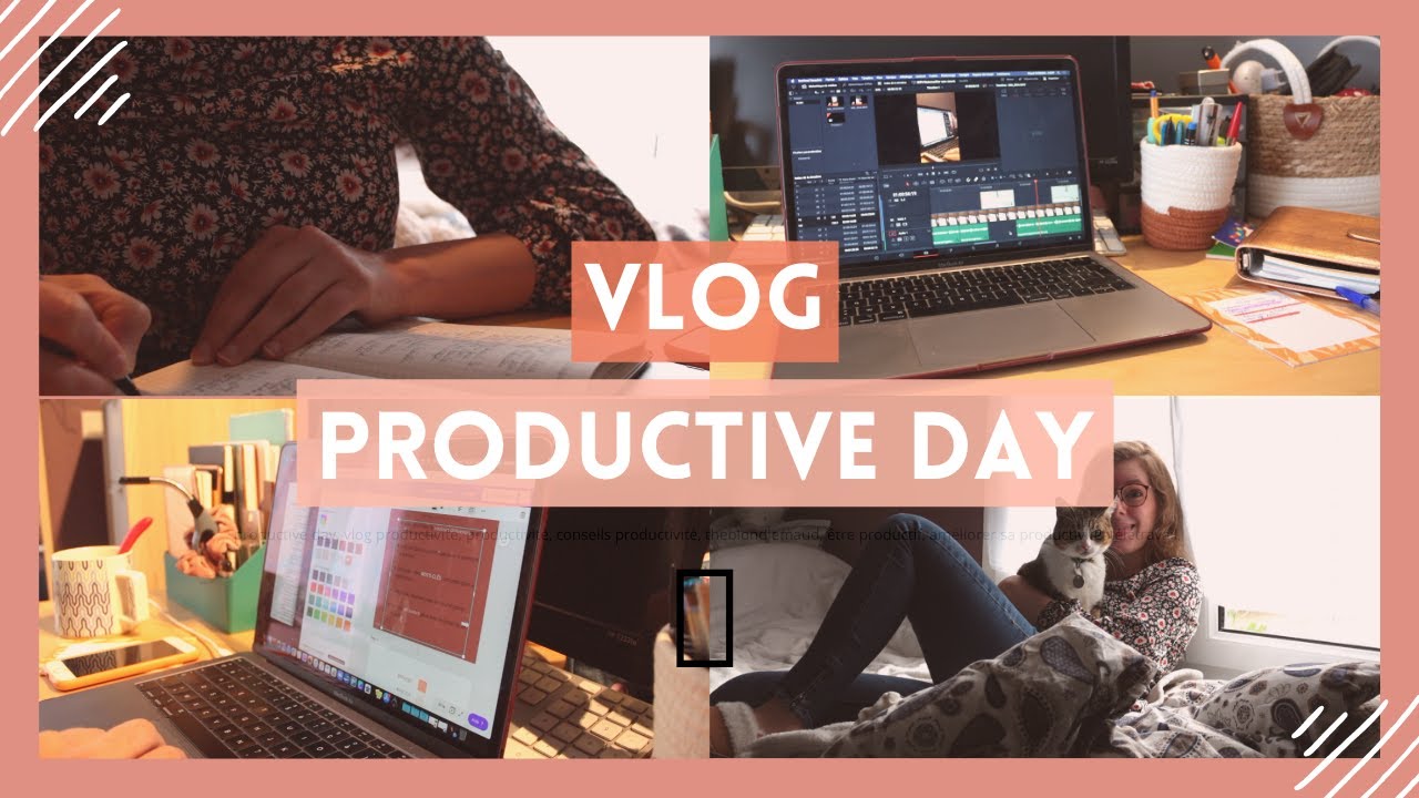 📚 PRODUCTIVE DAY WITH ME VLOG I Morning routine, astuces productivit&eacute; & conseils motivation.