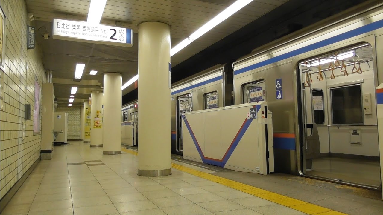 都営三田線 接近放送・旧発車メロディ「音無川の流れ」（両数案内無）
