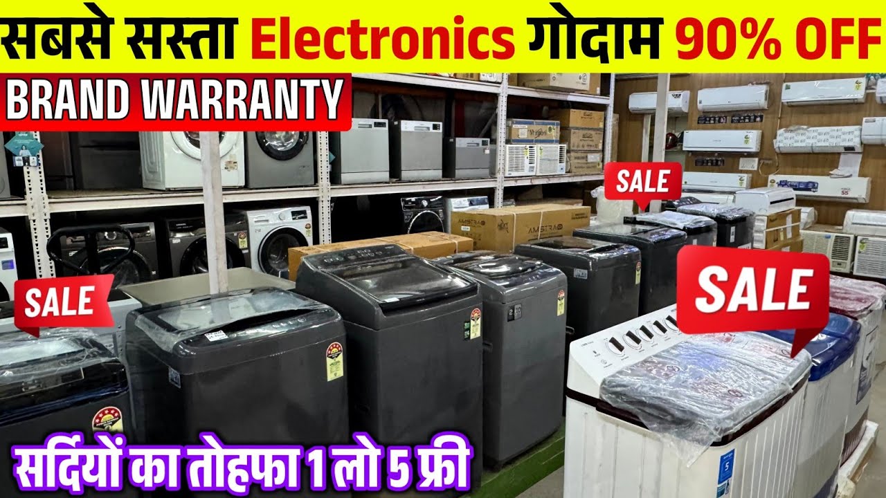 New Year SALE 🔥 90% OFF Cheapest Electronic & Appliances Item | Fridge LED TV Light WM Kitchen Items