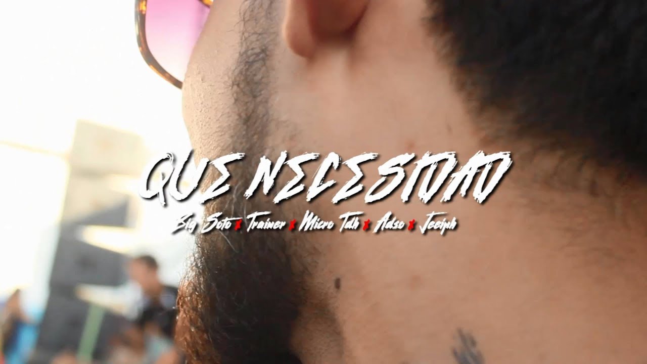 Que Necesidad LIVE - Big Soto x Trainer x Micro Tdh x Adso x Jeeiph [Trap Concert] (Shot @alexvfoto)