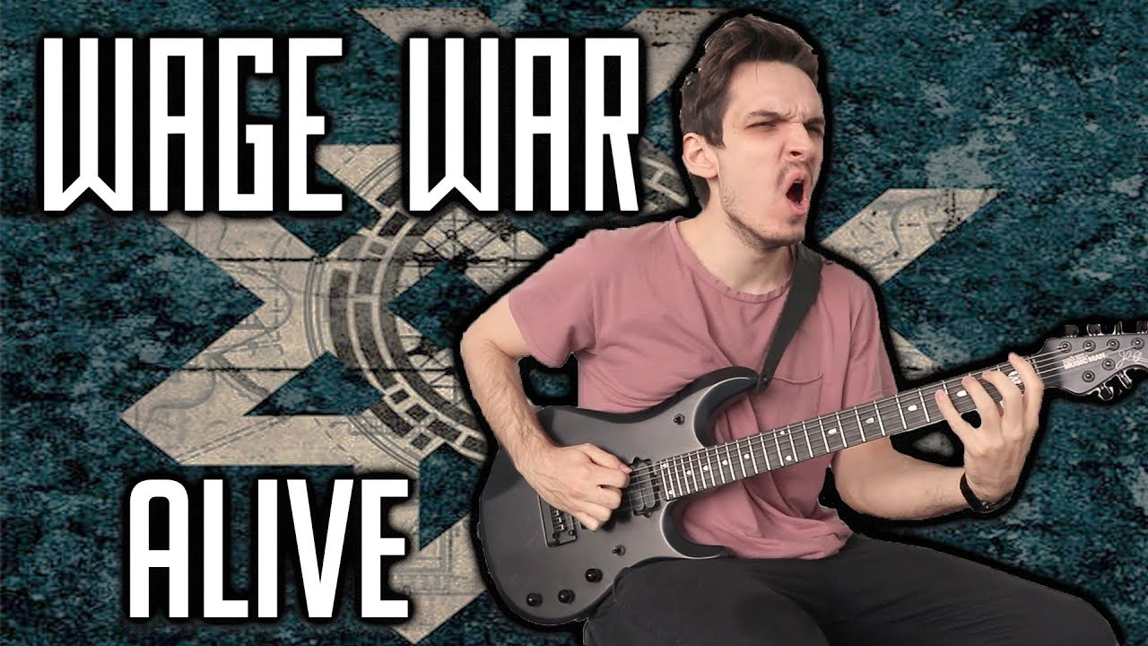 Wage War | Alive | GUITAR COVER (2020) + Screen Tabs