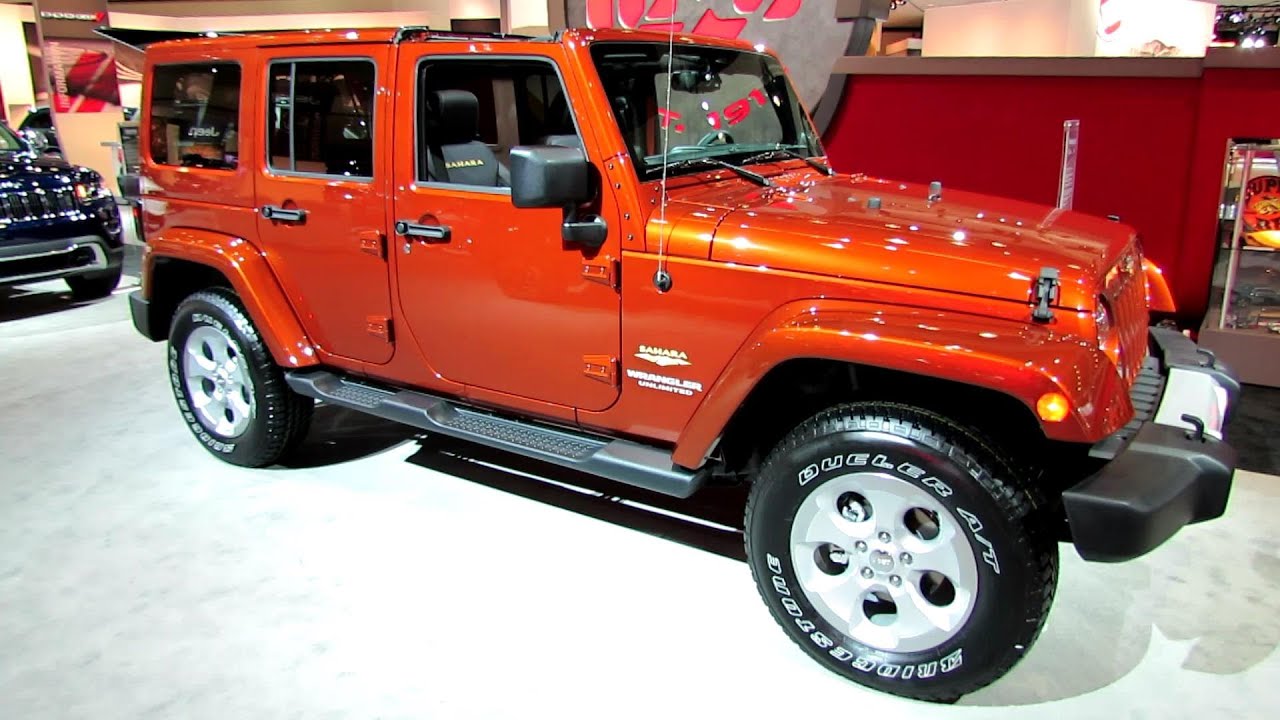 2014 Jeep Wrangler Unlimited Sahara - Exterior and Interior Walkaround - 2013 LA Auto Show