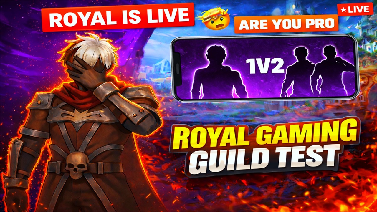 2k Special Guild Test On Live ‎|| ROYAL GAMING || Road To 3K ||‎ #freefirelive